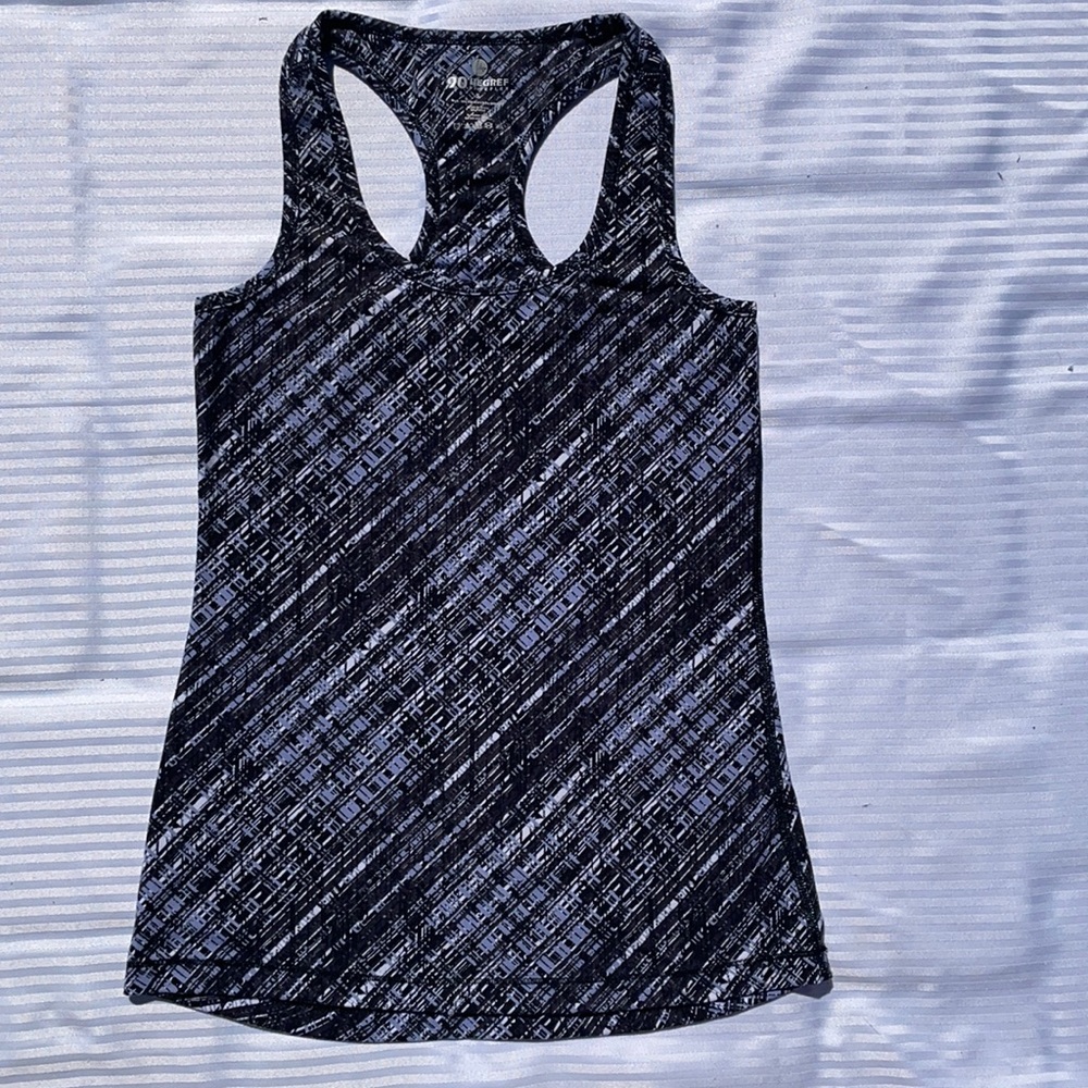 90 degree by reflex crisscross check racerback